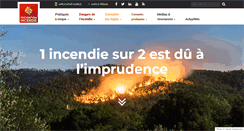 Desktop Screenshot of prevention-incendie-foret.com